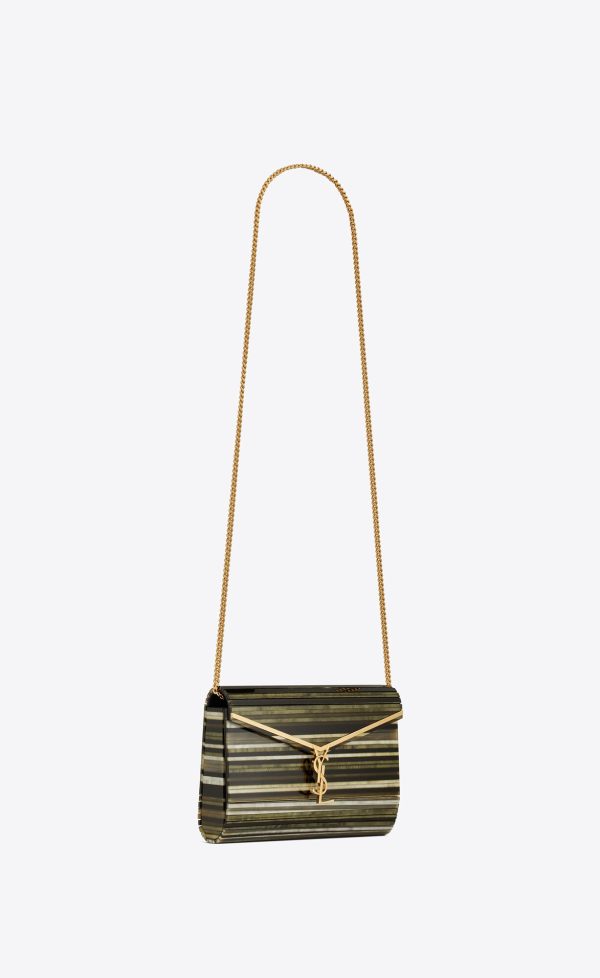 vicky miniaudiere in plexiglass black, green and grey