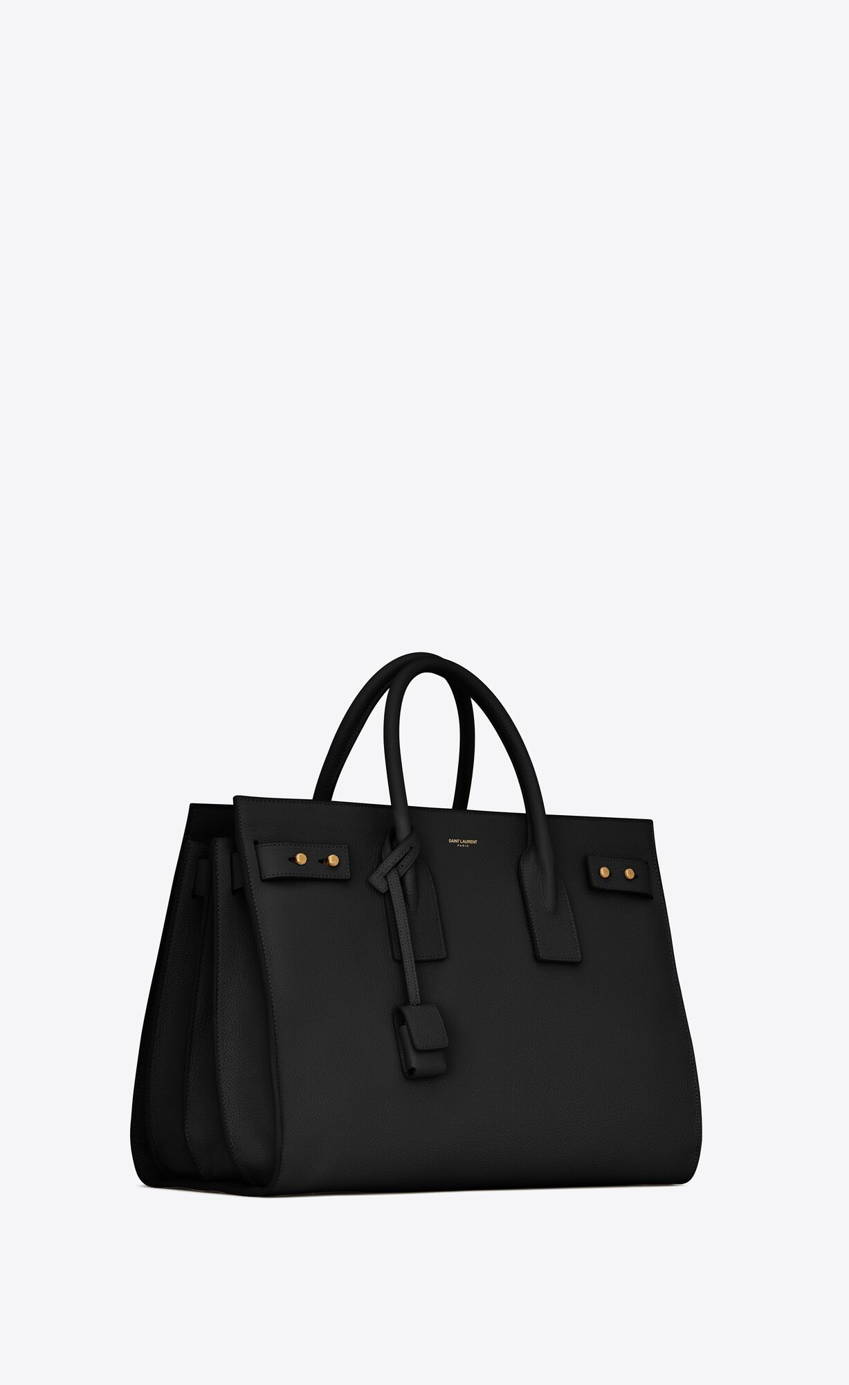 medium sac de jour in supple grained leather black medium sac de jour in supple grained leather black