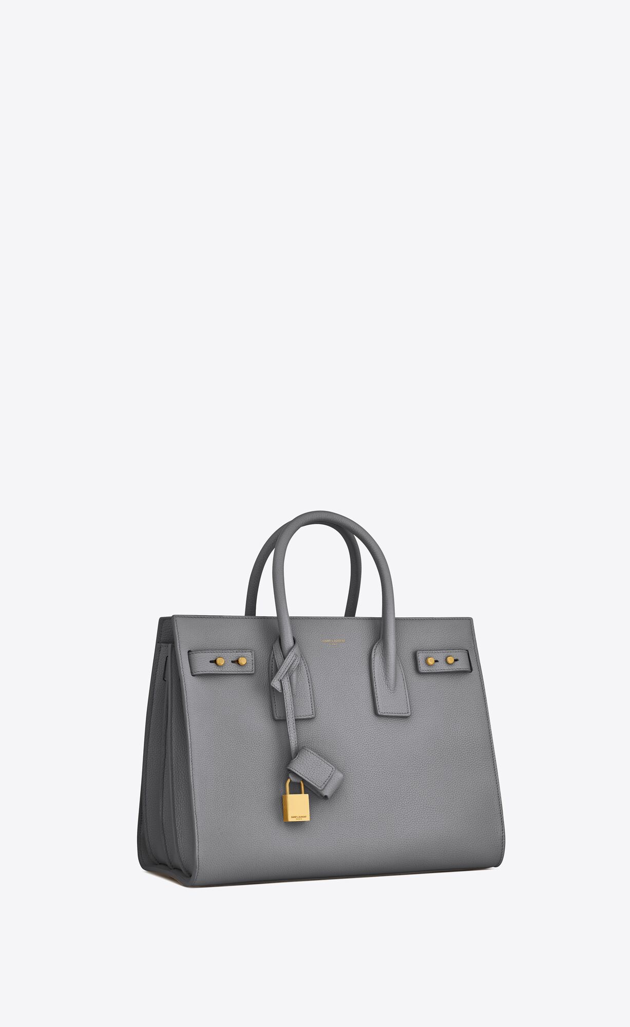 small sac de jour in supple grained leather storm small sac de jour in supple grained leather storm