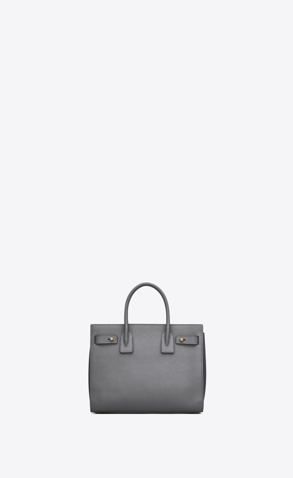 sac de jour nano in supple grained leather storm