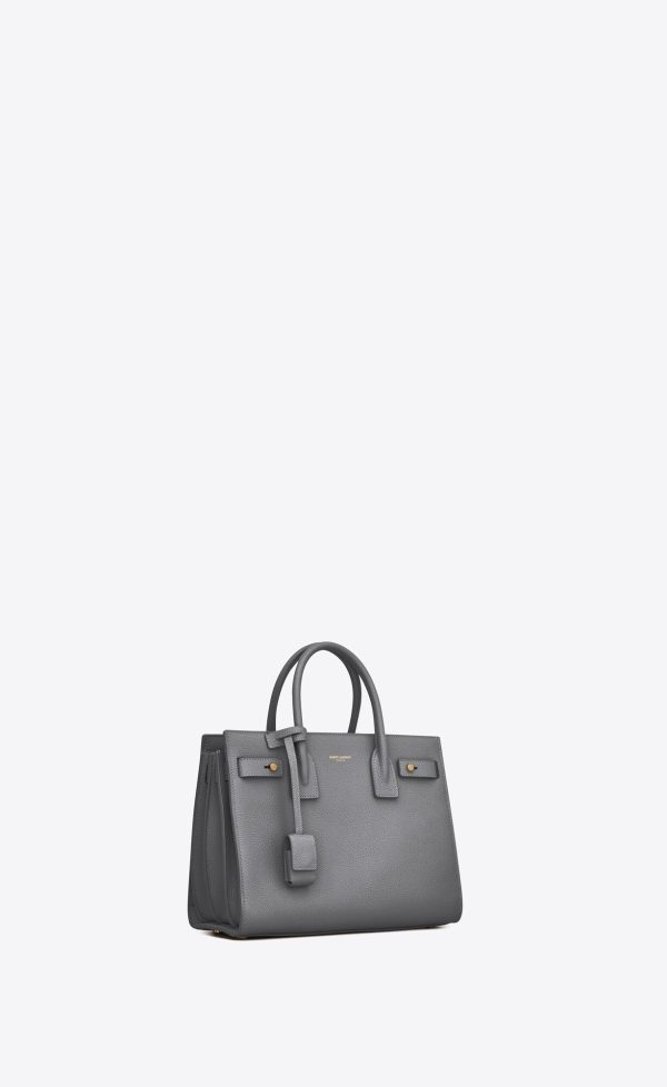 sac de jour nano in supple grained leather storm