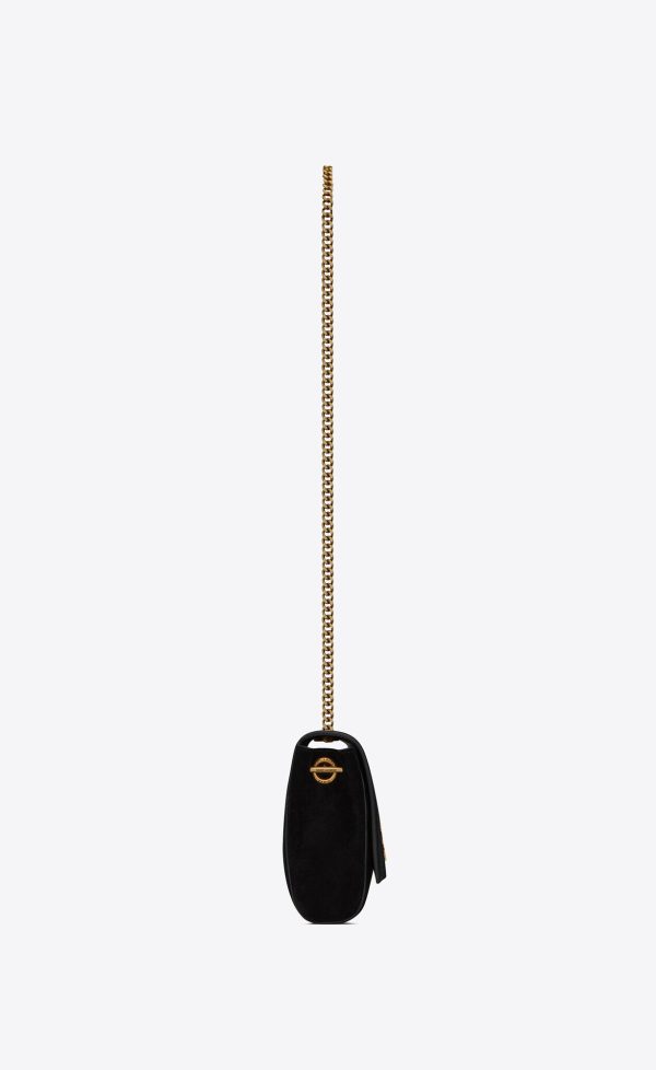 small reversible kate in suede black