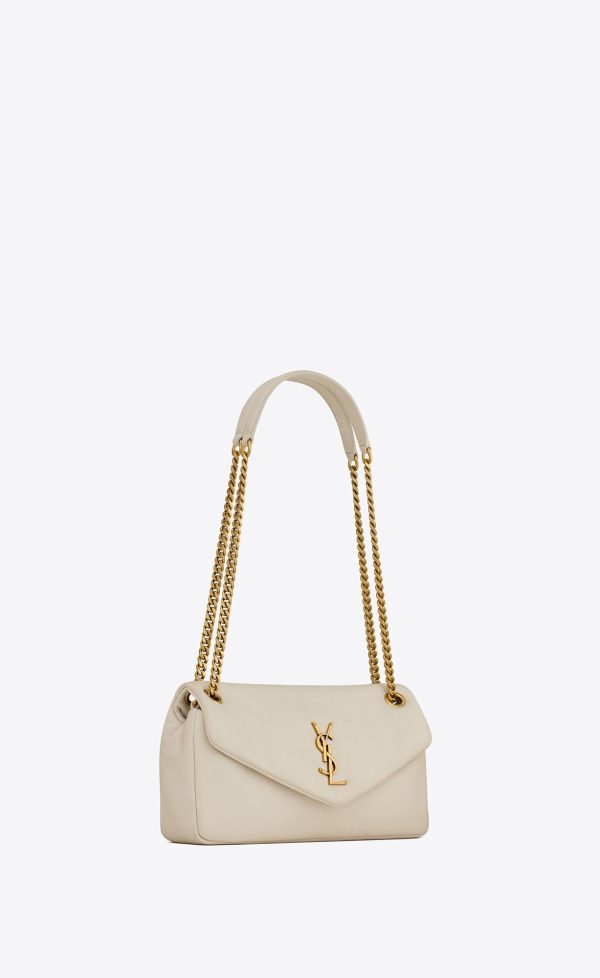 calypso in lambskin blanc vintage