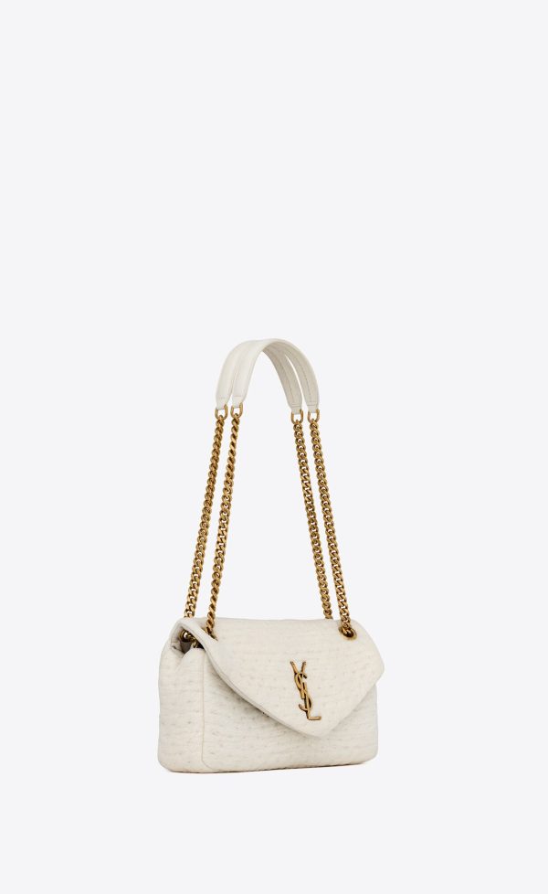 calypso in organza and lambskin white corn and cream