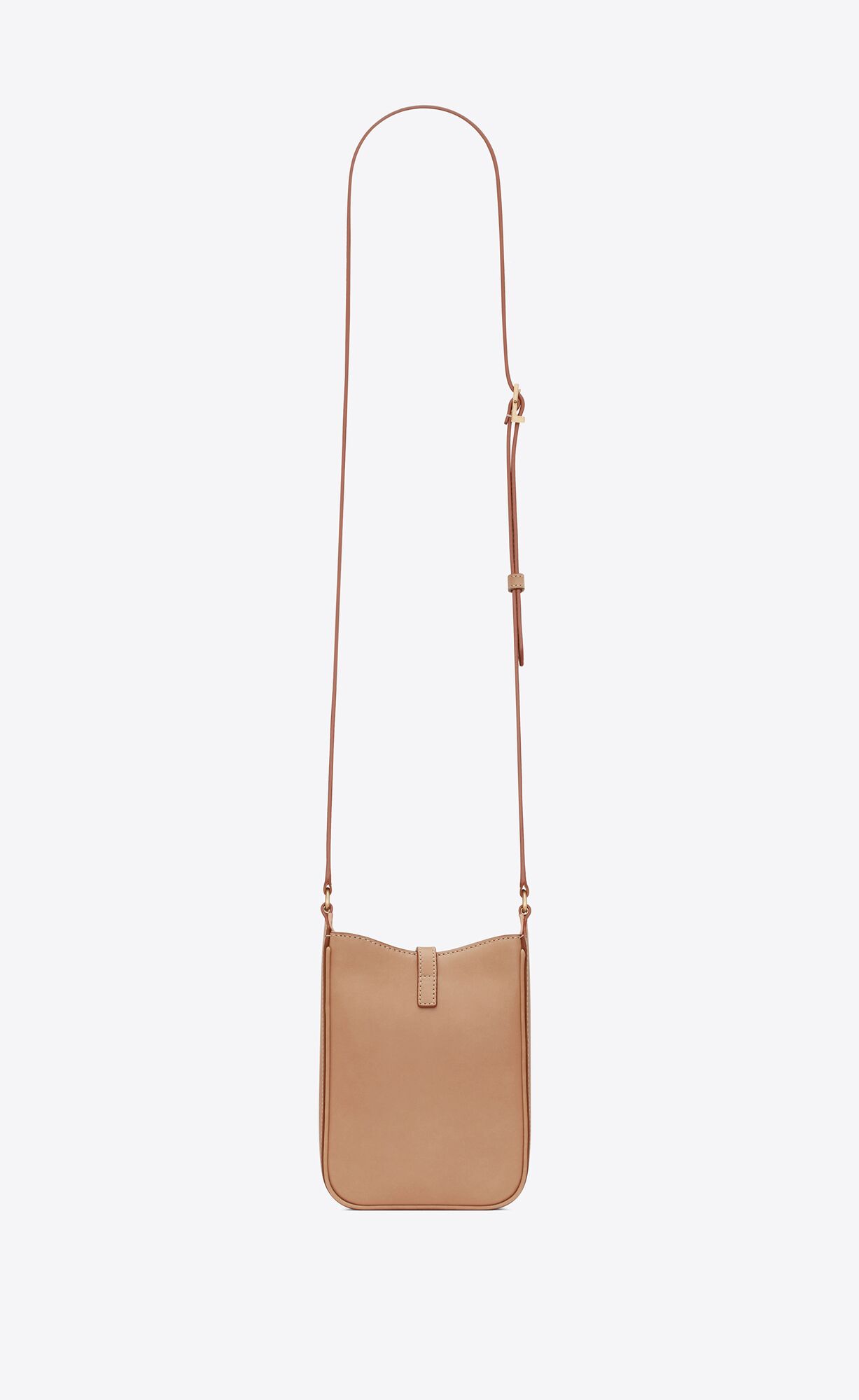 le 5 à 7 mini vertical in vegetable tanned leather brown gold le 5 à 7 mini vertical in vegetable tanned leather brown gold