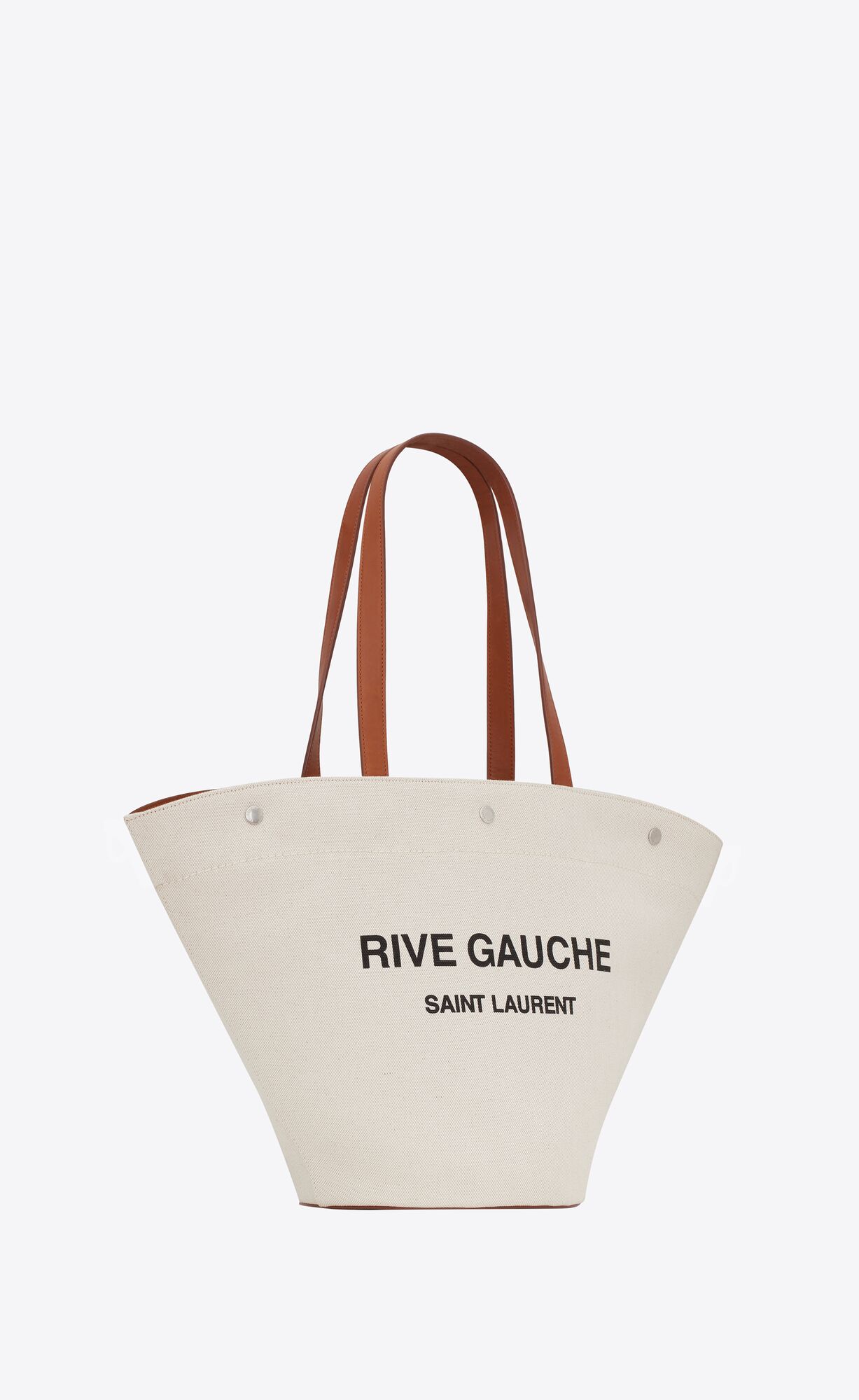 rive gauche shopping in canvas grege, black and dark brick rive gauche shopping in canvas grege, black and dark brick