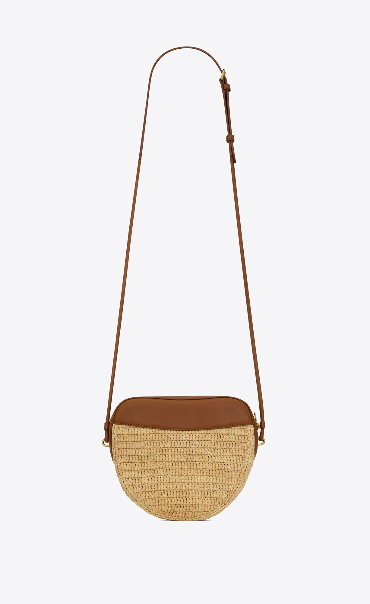 le cœur in raffia and vegetable tanned leather natural and brick le cœur in raffia and vegetable tanned leather natural and brick