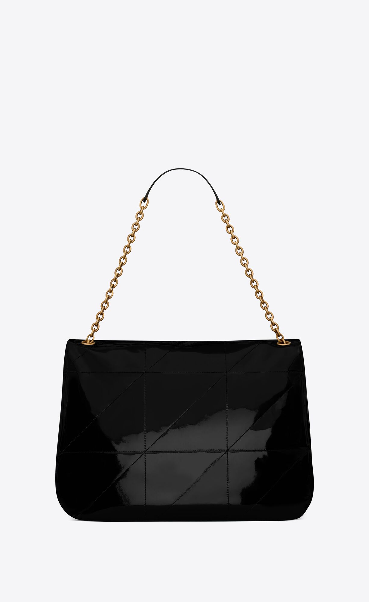 jamie 4.3 in patent effect fabric black jamie 4.3 in patent effect fabric black