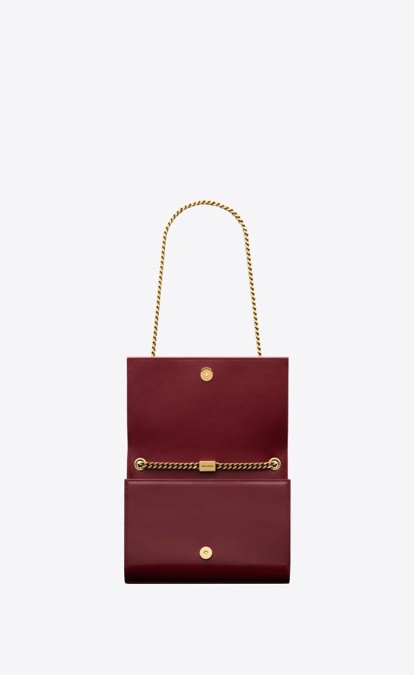 small kate in nappa leather off white and oxblood red