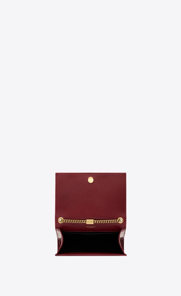 small kate in nappa leather off white and oxblood red
