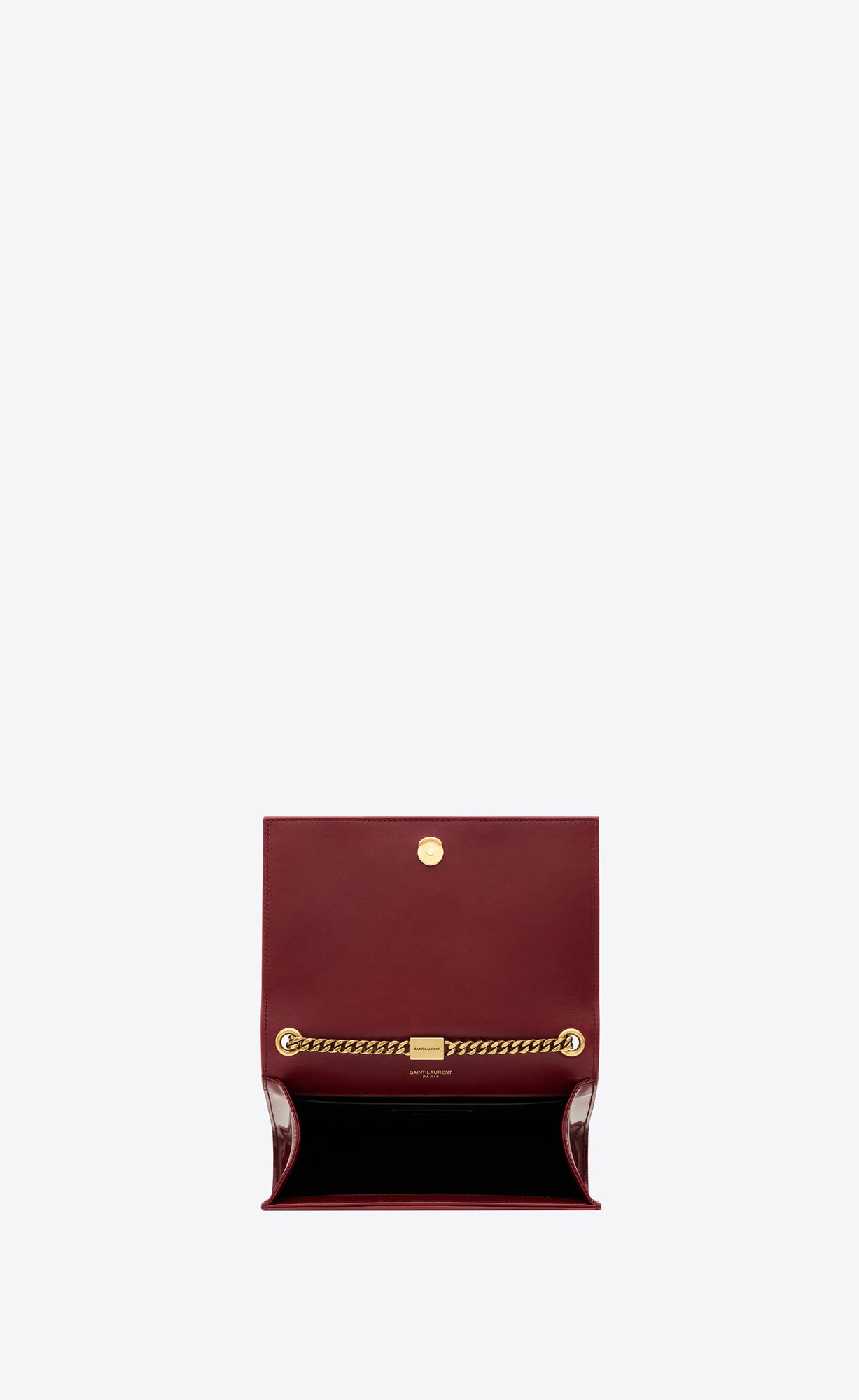 small kate in nappa leather off white and oxblood red small kate in nappa leather off white and oxblood red