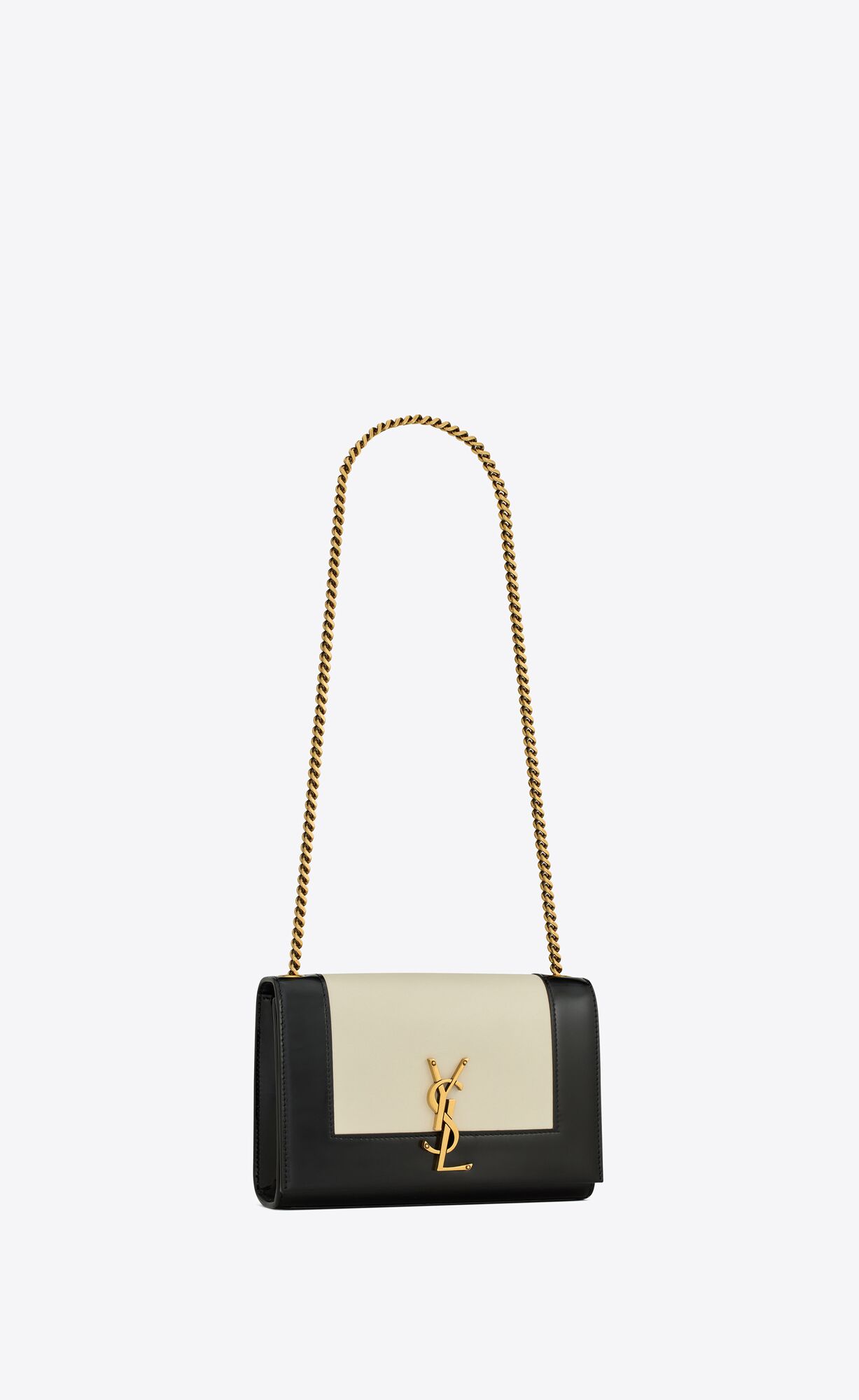 small kate in nappa leather off white and black small kate in nappa leather off white and black