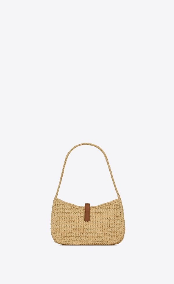 le 5 à 7 mini in raffia natural and brick