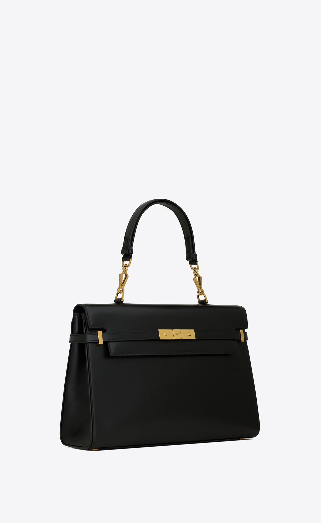 manhattan in box saint laurent leather black manhattan in box saint laurent leather black