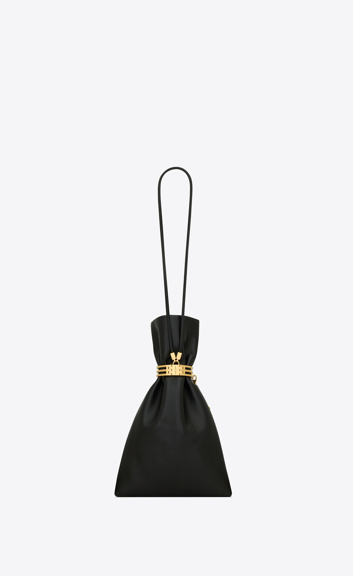 evening pouch in lambskin black evening pouch in lambskin black