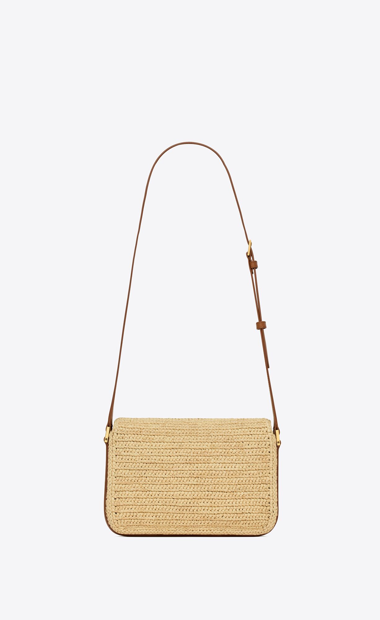 solferino medium in raffia and vegetable tanned leather naturel and brick solferino medium in raffia and vegetable tanned leather naturel and brick