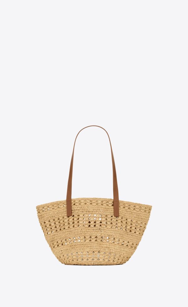 panier small bag in raffia naturel