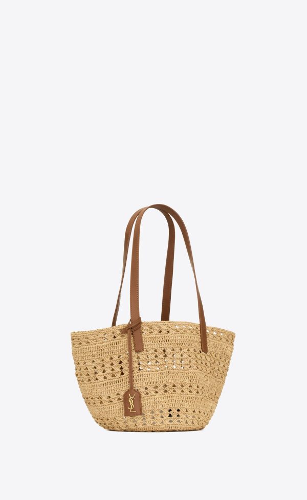 panier small bag in raffia naturel