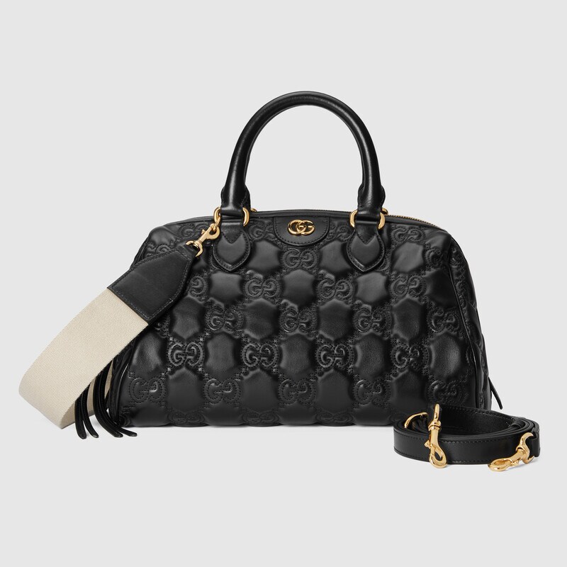 gg matelassé leather top handle bag gg matelassé leather top handle bag