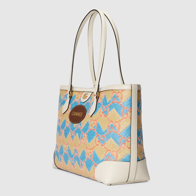 ‘cannes’ straw effect tote bag ‘cannes’ straw effect tote bag