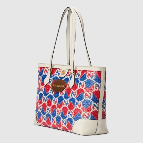 ‘monte carlo’ straw effect tote bag