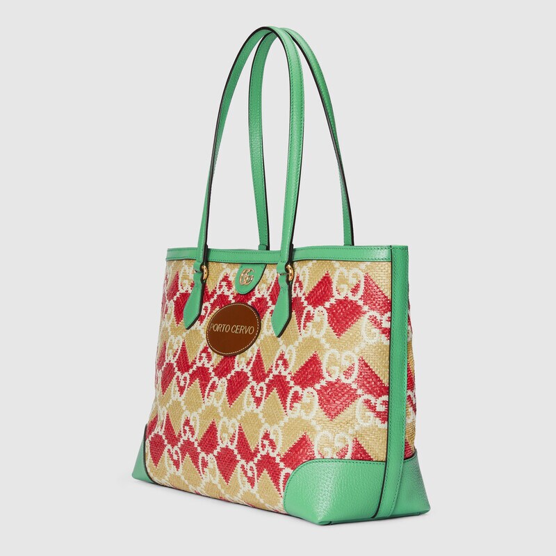 ‘porto cervo’ straw effect tote bag ‘porto cervo’ straw effect tote bag