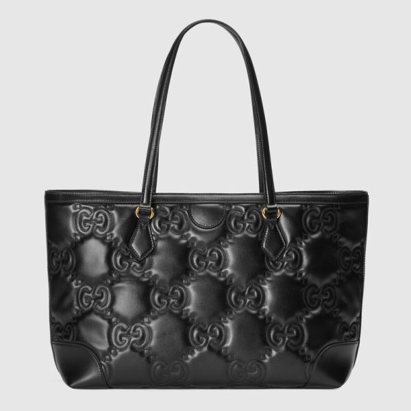 gg matelassé leather medium tote
