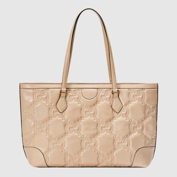 gg matelassé leather medium tote