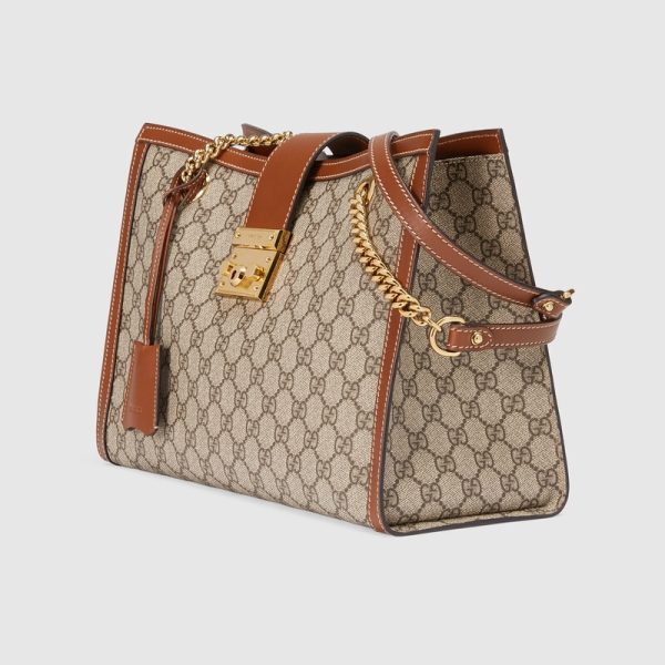 padlock medium gg shoulder bag