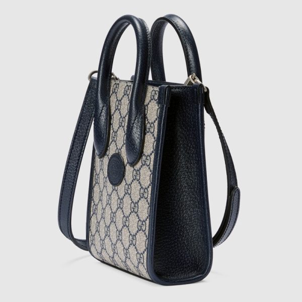 mini tote bag with interlockingg