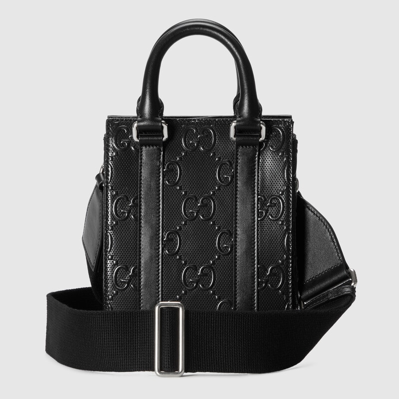 gg embossed mini tote bag gg embossed mini tote bag