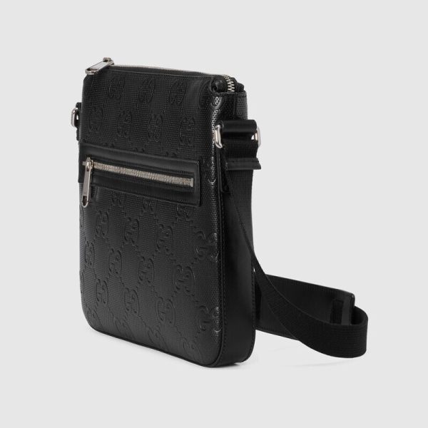 gg embossed small messenger bag