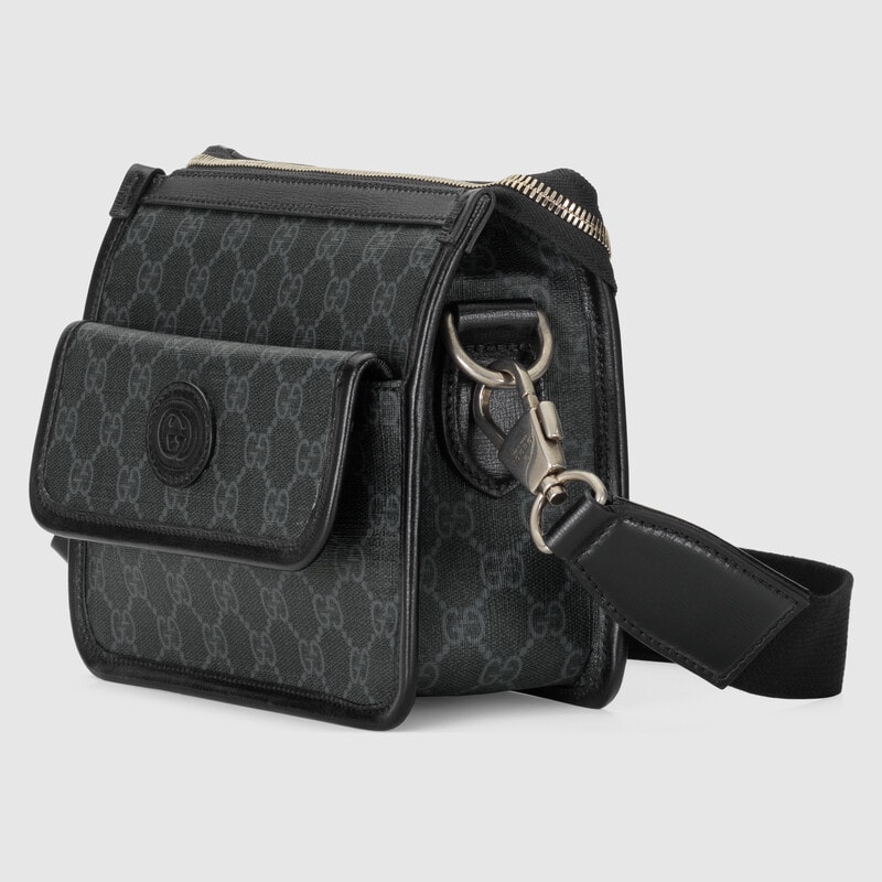 messenger bag with interlockingg messenger bag with interlockingg