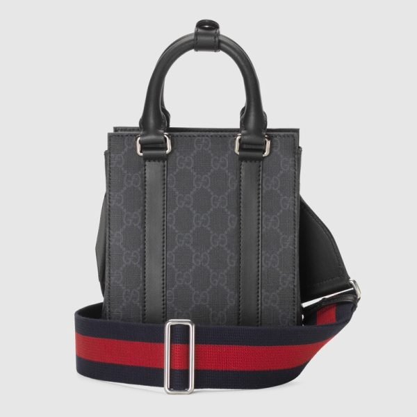 gg supreme mini tote bag