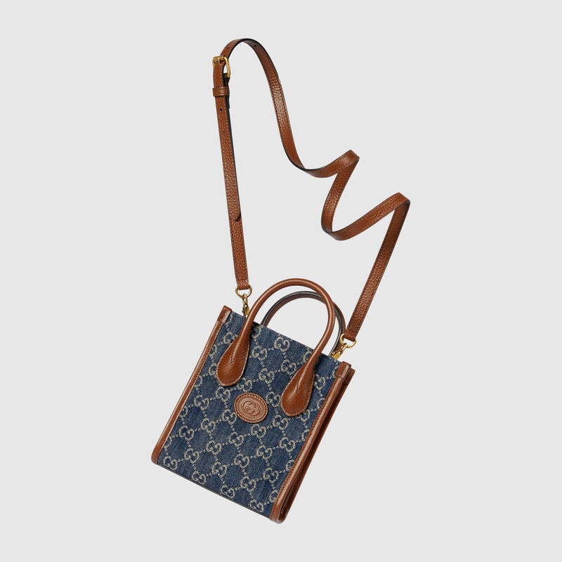 mini tote bag with interlockingg mini tote bag with interlockingg
