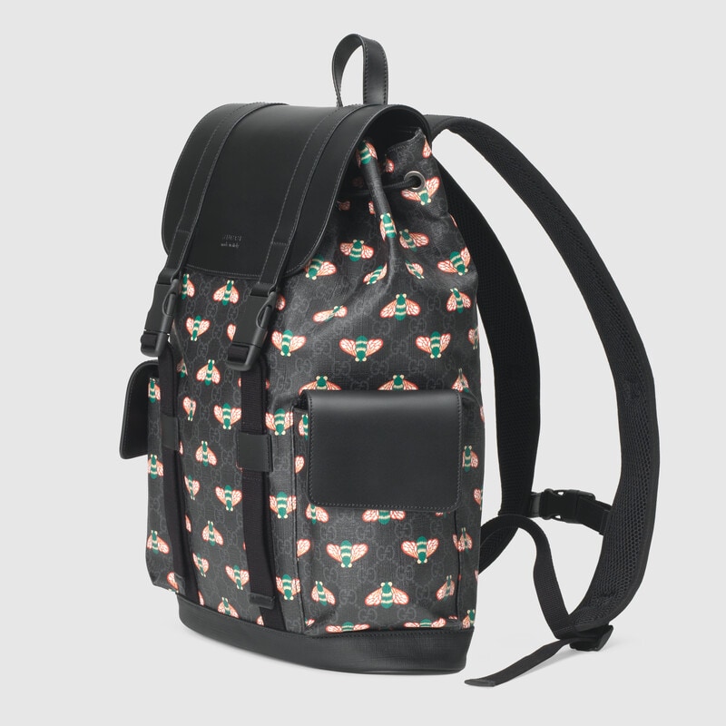 gucci bestiary backpack with bees gucci bestiary backpack with bees