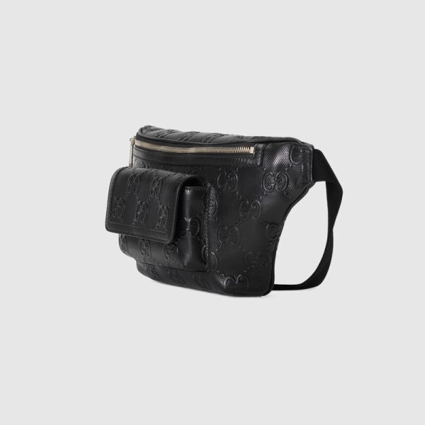gg embossed belt bag