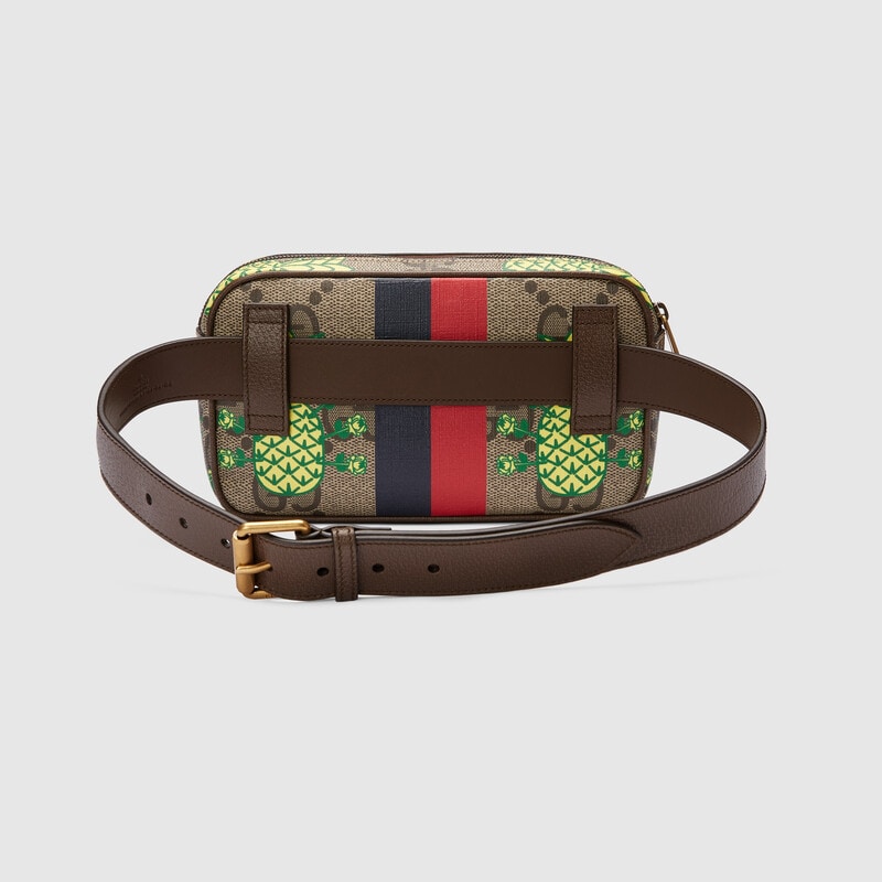gucci pineapple gg supreme belt bag gucci pineapple gg supreme belt bag