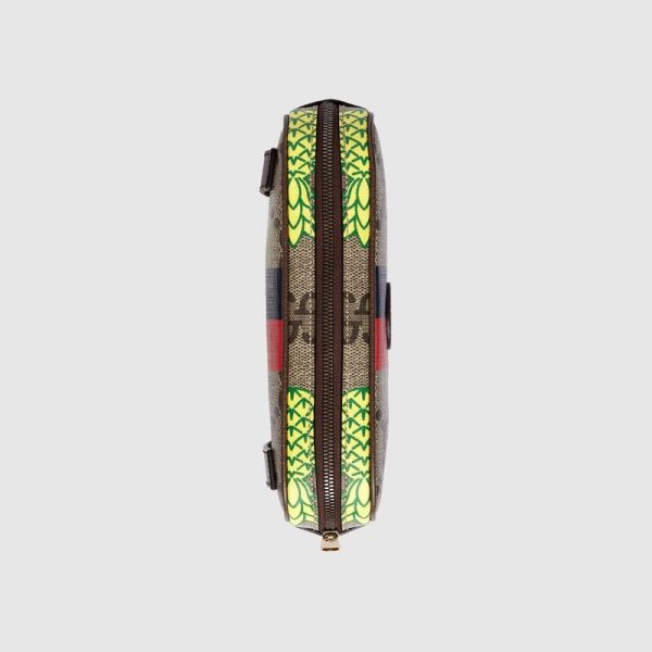 gucci pineapple gg supreme belt bag