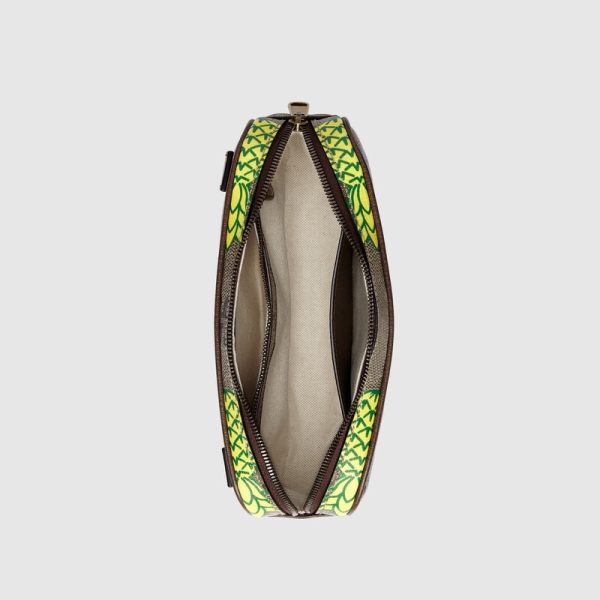 gucci pineapple gg supreme belt bag