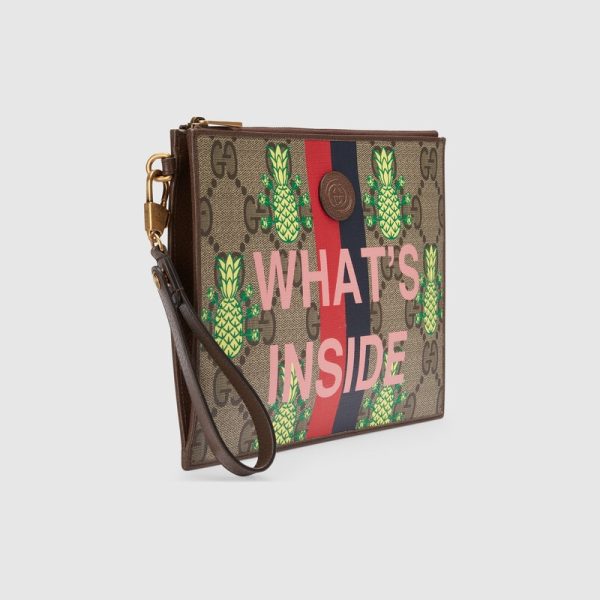 gucci pineapple pouch