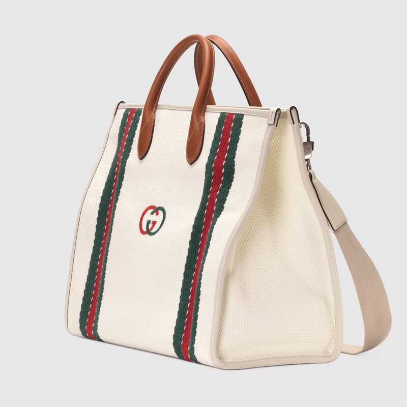 medium tote bag with interlockingg medium tote bag with interlockingg