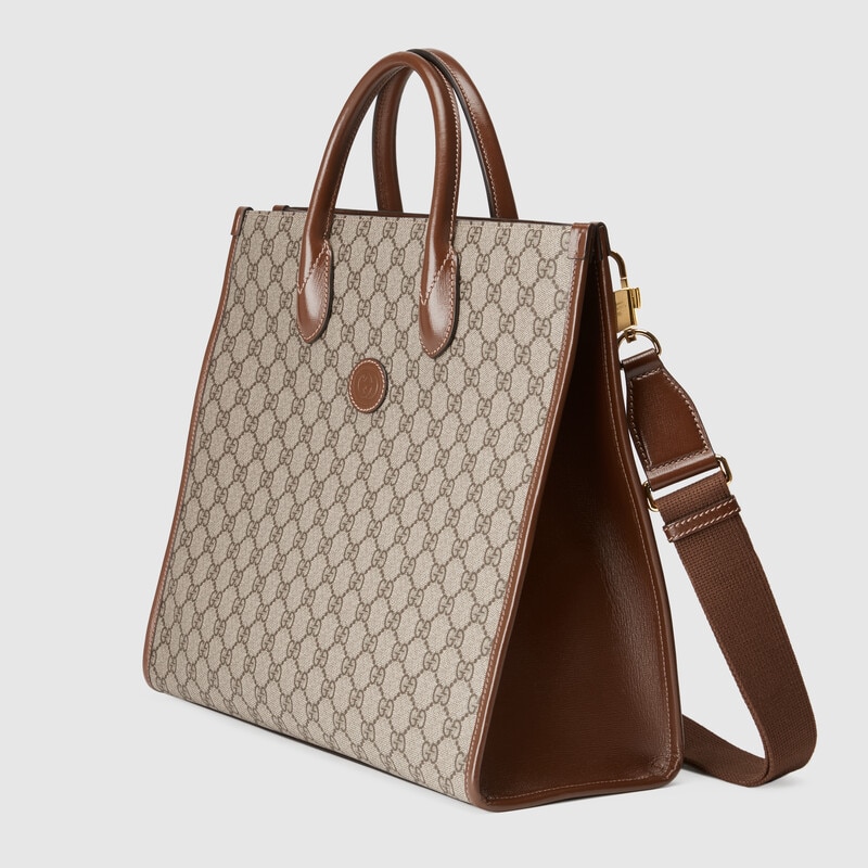 medium tote with interlockingg medium tote with interlockingg
