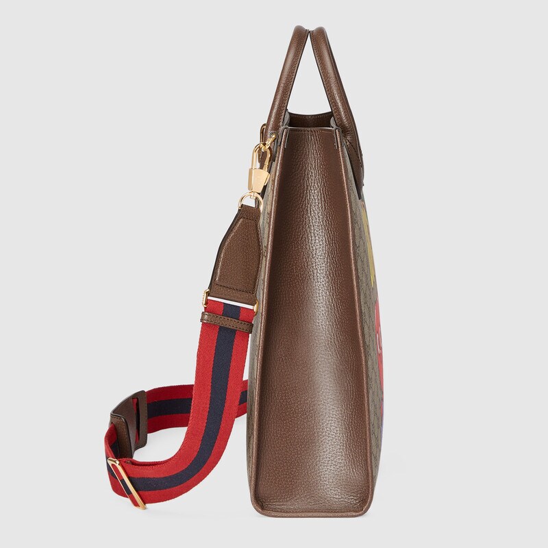 gucci cherry print medium tote gucci cherry print medium tote
