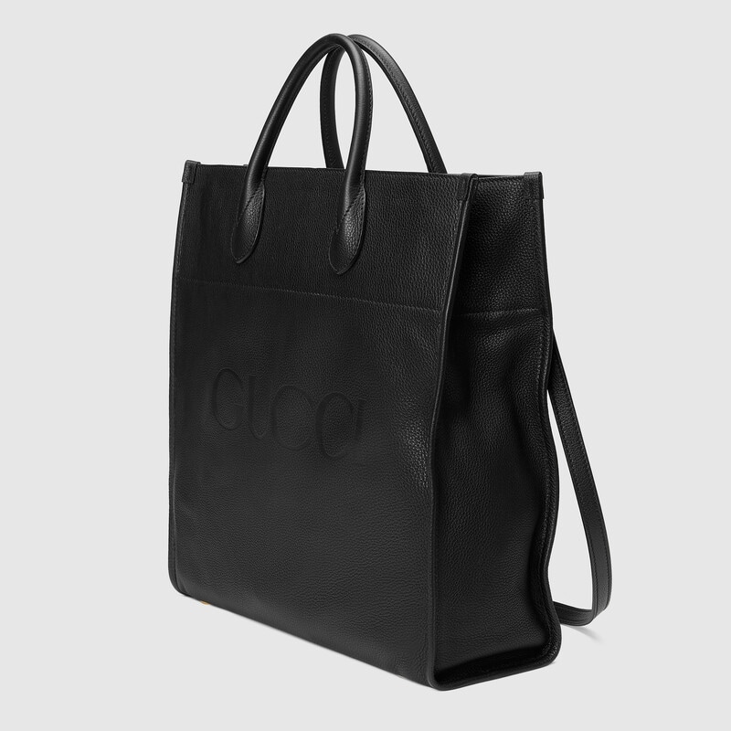 large tote with gucci logo large tote with gucci logo