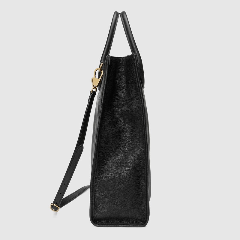 large tote with gucci logo large tote with gucci logo