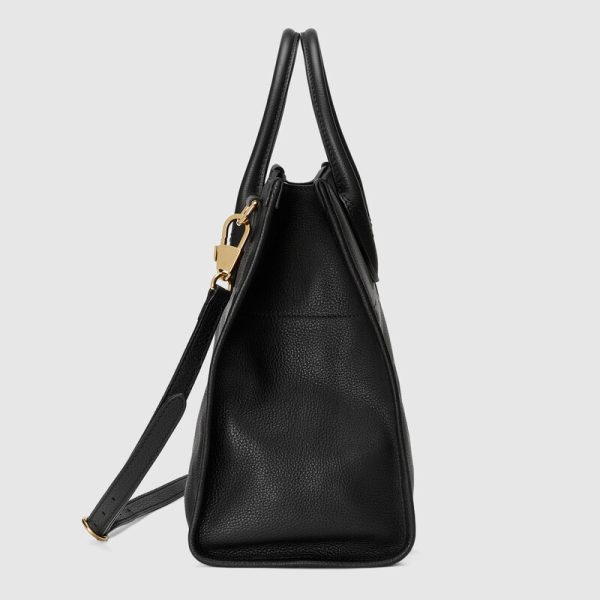 small tote with gucci logo