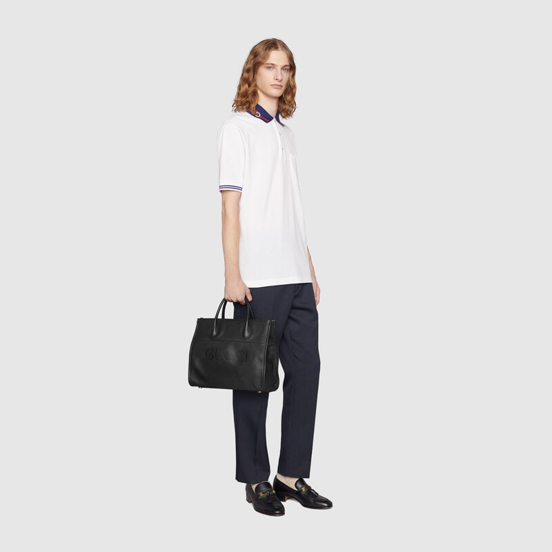 small tote with gucci logo small tote with gucci logo