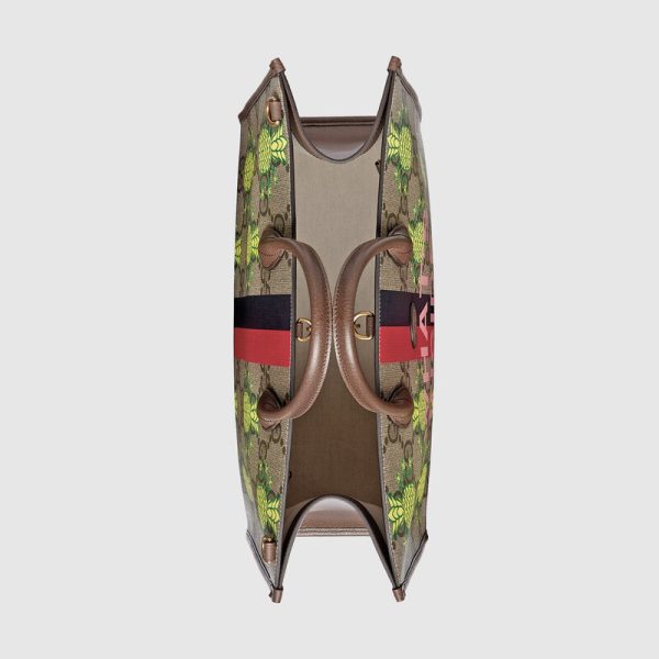 gucci pineapple gg supreme medium tote