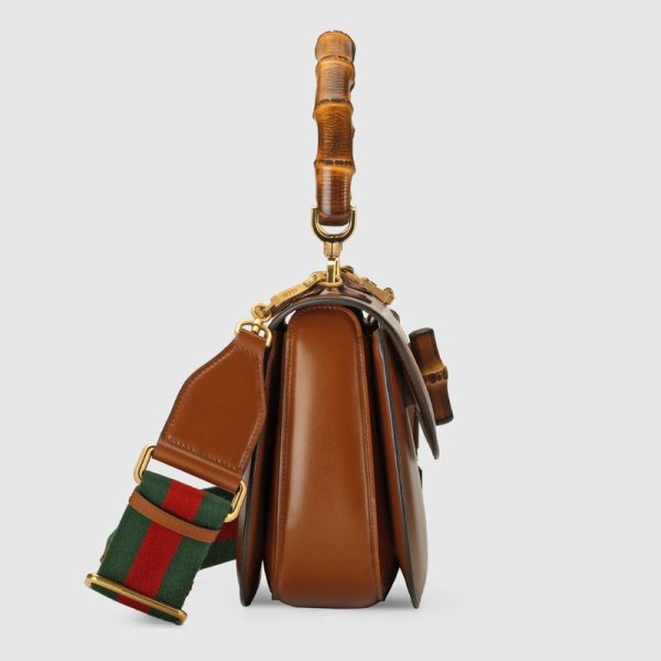 gucci bamboo 1947 medium top handle bag